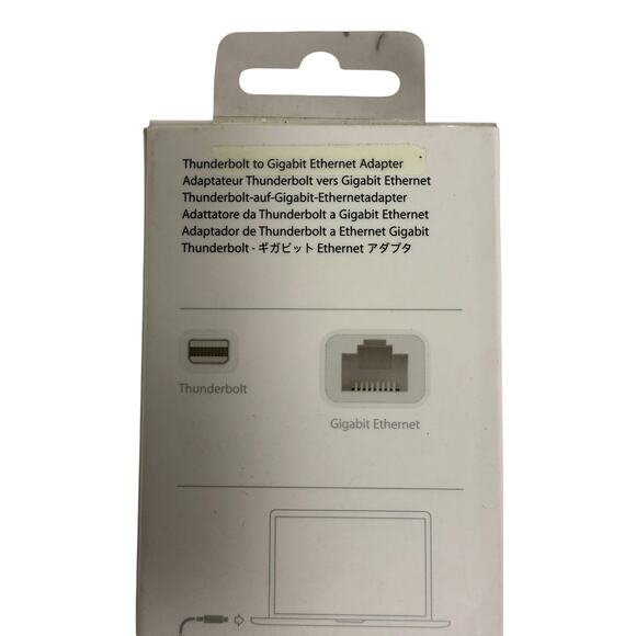 Apple Thunderbolt to Gigabit ethernet adapter White A1433 - Picture 2 of 5